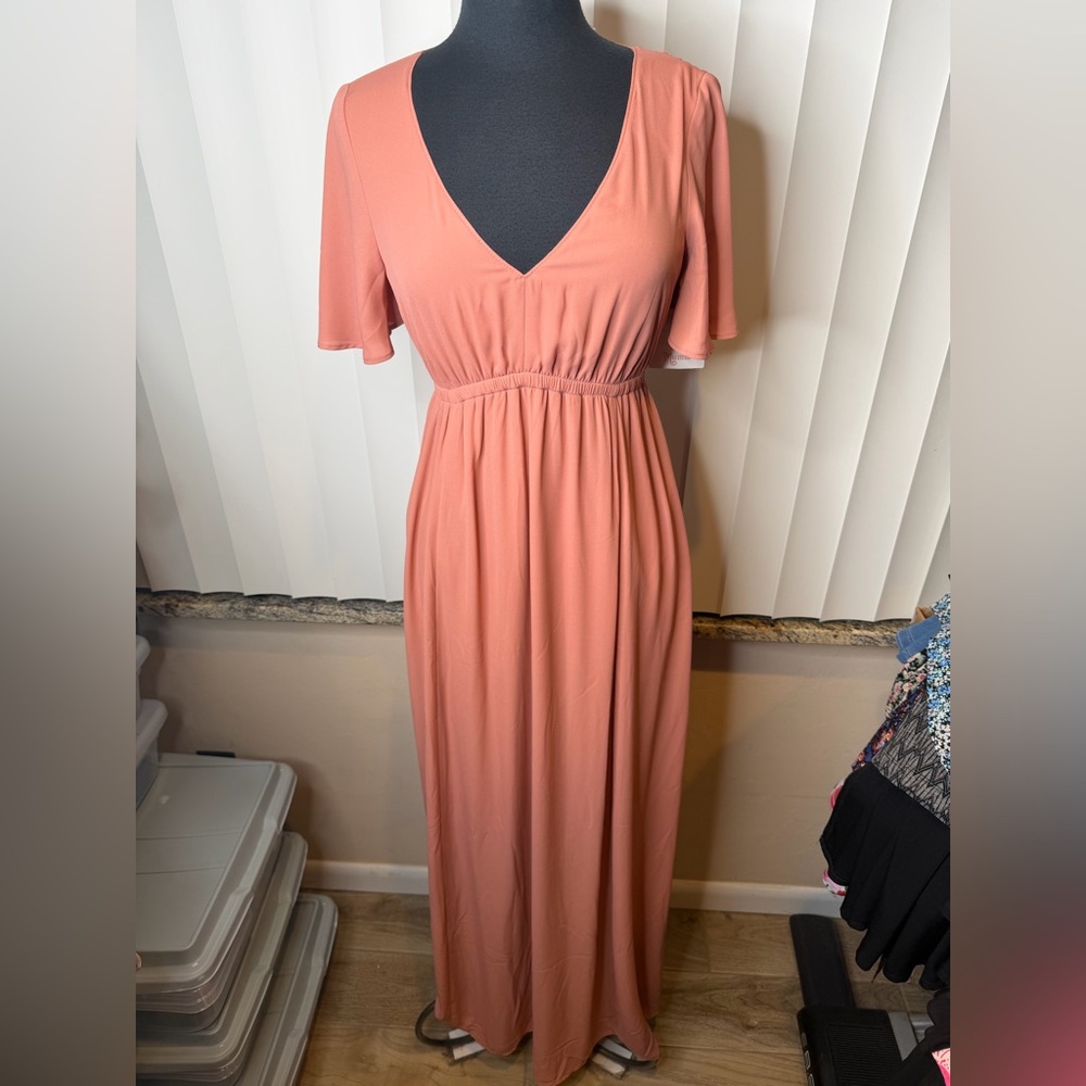 Show Me Your Mumu Emily Empire Maxi Dress Wedding Bridesmaid Size Small NEW
